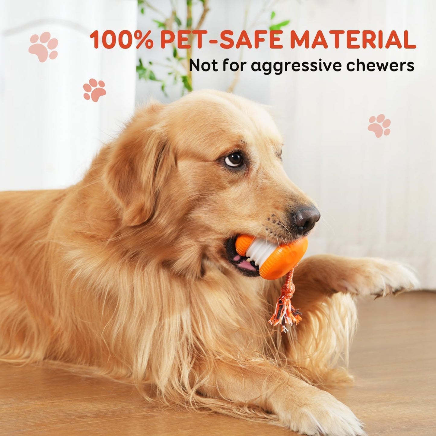 Random Path Electric Rolling Dog Toy with Rope, Motion-Activated for Small/Medium Dogs, Boredom Relief