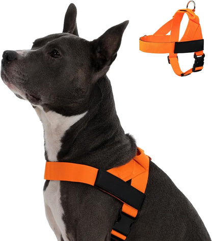 No-Rub Dog Harness | Anti-Chafe Straps, Custom Fit Neck & Torso, Reinforced D-Ring | Durable, Soft, Snap-On Design