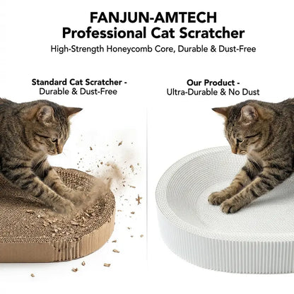 2-in-1Cartoon cat scratcher bed,Play & Rest Design