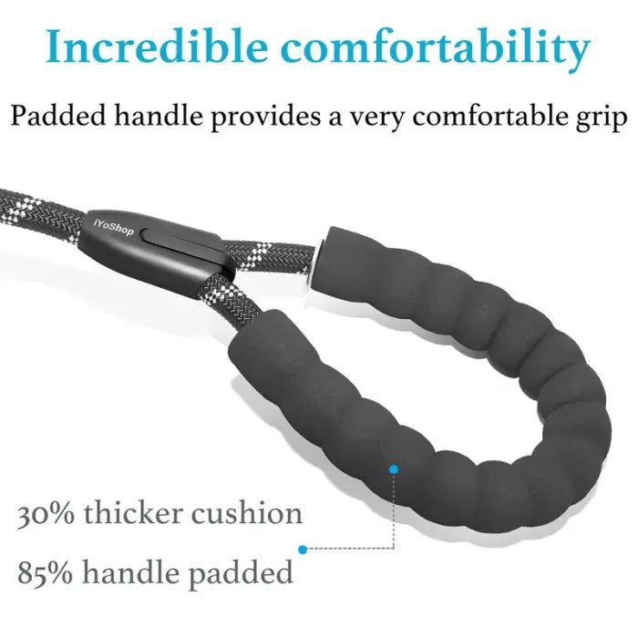 Dual Dog Leash - 360° Swivel, No Tangle Walking Leash with Shock Absorbing Bungee for Two Dogs (Large, 25-150 lbs)